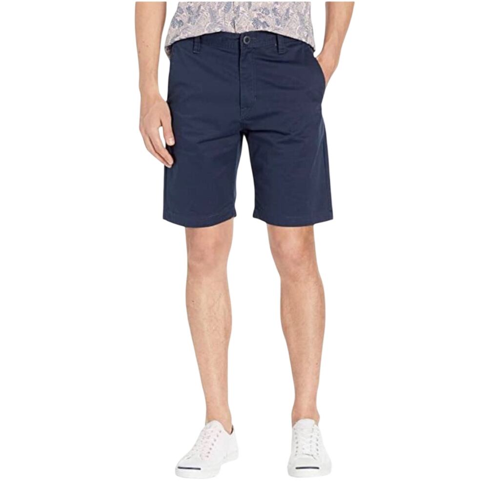 Men's Volcom Carpo Class Chino Shorts Navy Blue Size 28